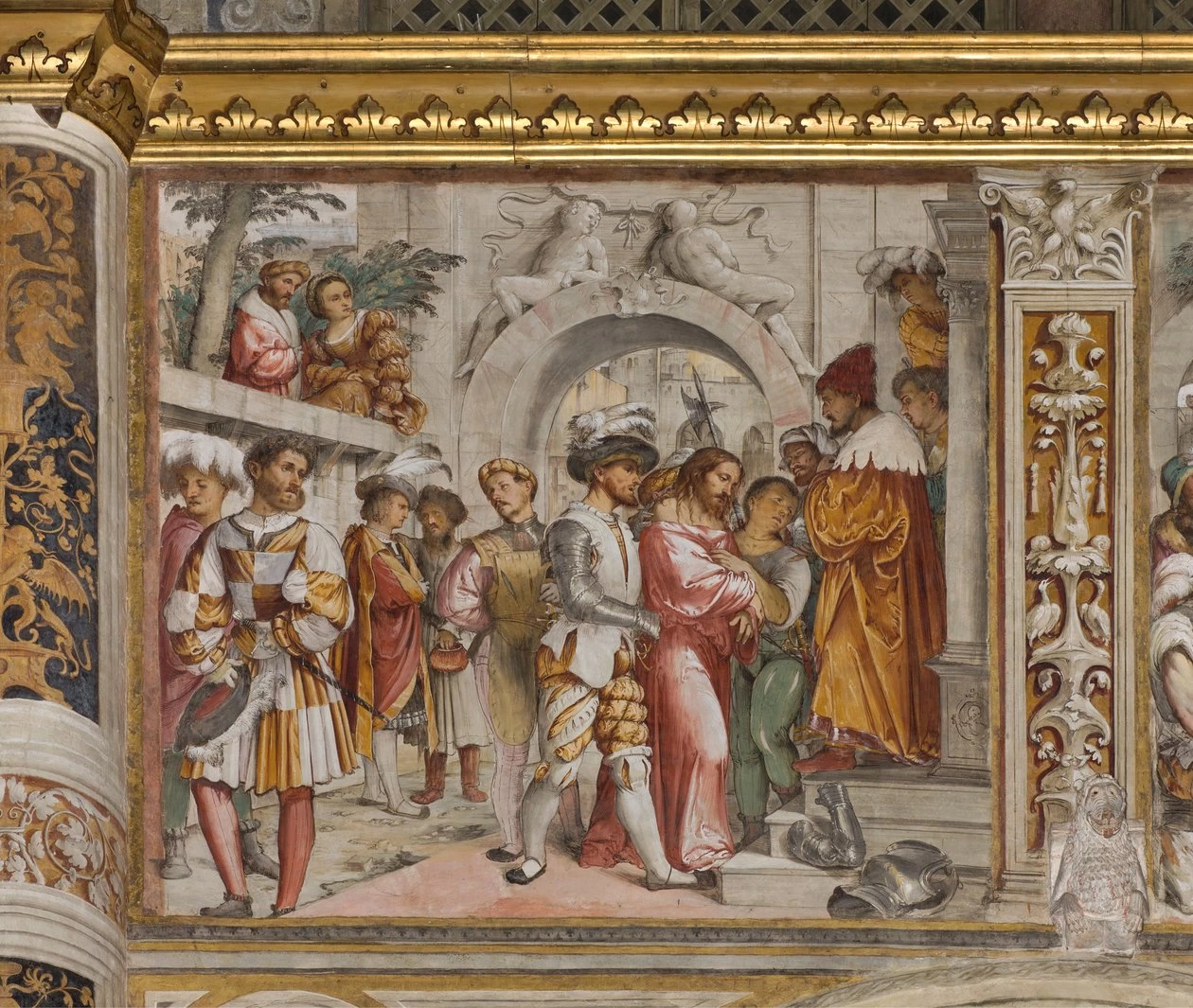 Il Romanino-482-Cristo davanti a Pilato - Cattedrale di Cremona